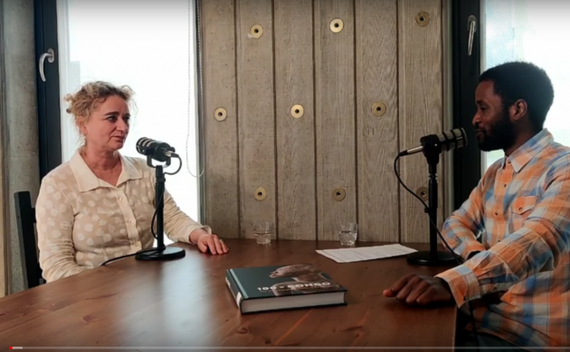 Baudouin in gesprek met Els De Palmenaer