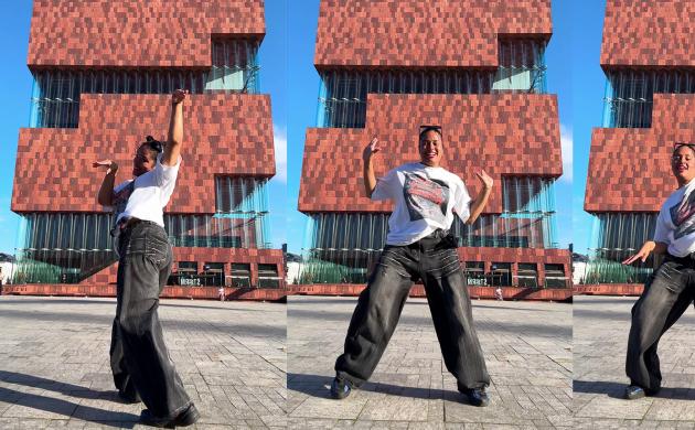 Enkele stilstaande beelden uit de danstutorial voor het MAS